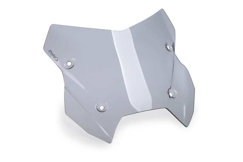 Puig 22680H Sport Screen compact and aerodynamic in high-impact acrylic with rounded profile and sporty design improving protection and visibility, Smoke