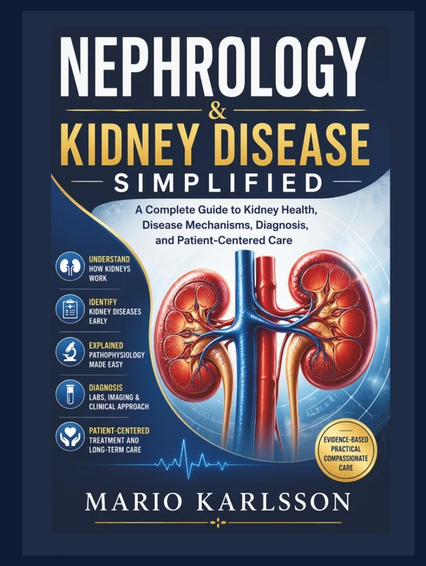 NEPHROLOGY & KIDNEY DISEASE SIMPLIFIED: A Complete Guide to Kidney Health, Disease Mechanisms, Diagnosis, and Patient-Centered Care