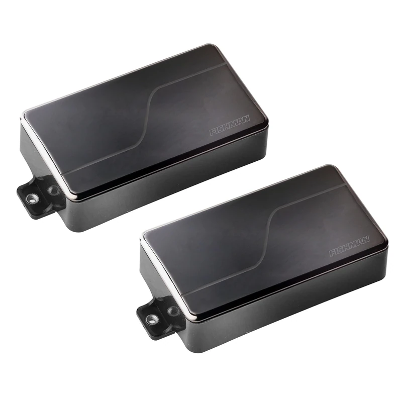 FISHMAN Guitar Humbucker Set Fluence Signature Herman Li Electric Pickups Black Nickel (EFI PRF-CS6-HK2)