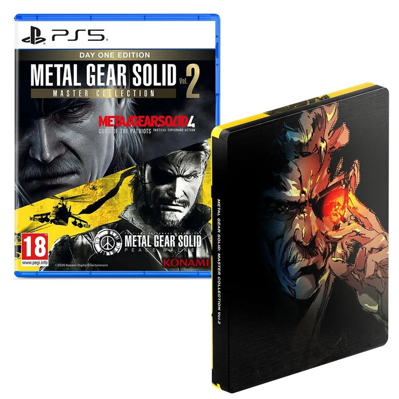 Metal Gear Master Collection Vol. 2 - Steelbook Bundle - PS5 - Image 1