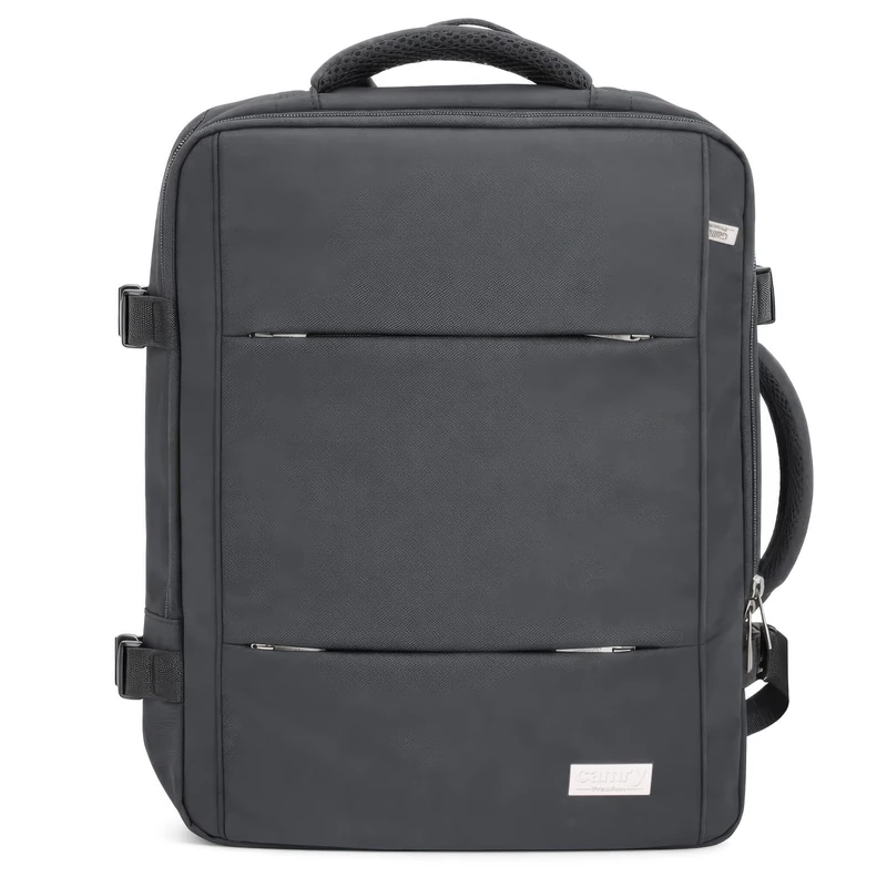 CAMRY CR 6881 Dark Grey Hand Luggage Backpack 40 x 20 x 30 cm, 24 Litres, Business and Travel Backpack, 3 Compartments, 13 Pockets, Suitable for Laptops up to 15.6 Inches - Image 1
