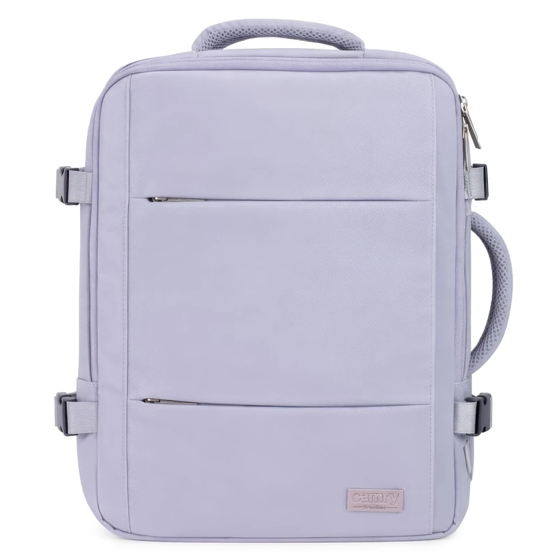 CAMRY Unisex Hand Luggage Backpack Hand Luggage Backpack, Purple, M, Classic