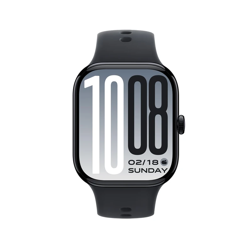 vivo Watch GT2 Smartwatch with Bluetooth Calls, NFC, GPS, 100+ Sport incl. Padel/Tennis, 25 Day Battery, 2.07 Inch Display, Cardio and SpO2, Obsidian Black, standard, standard