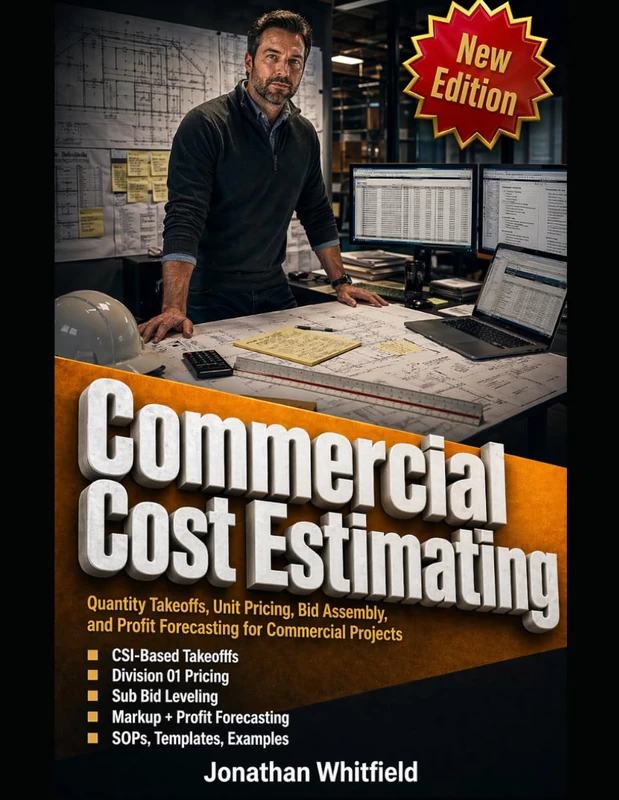 The Professional's Complete Manual of Commercial Cost Estimating: A Practical Construction Estimating Manual for CSI MasterFormat, Division 01 ... Markup Strategy, and Post-Bid Analysis