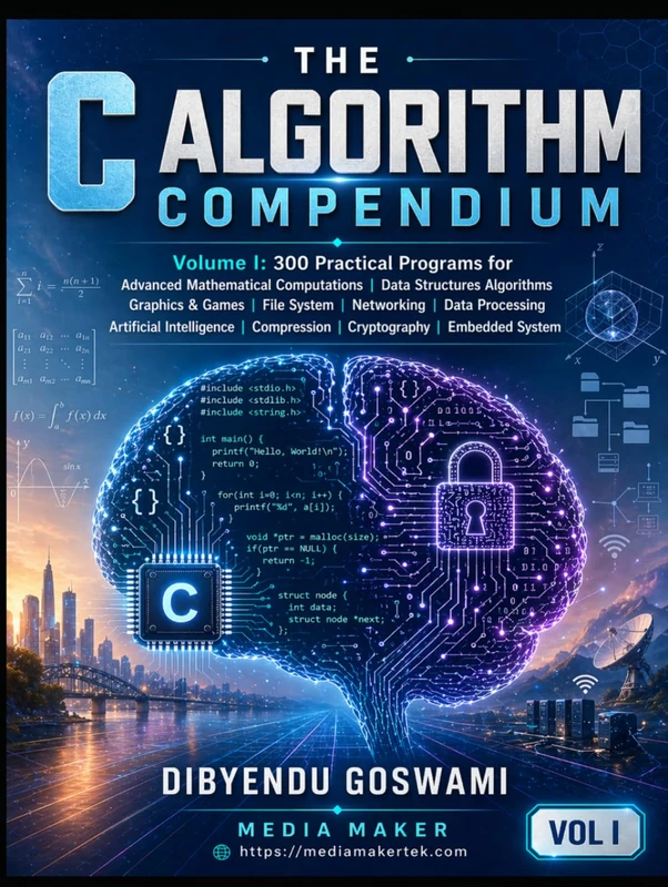 THE C ALGORITHM COMPENDIUM: 300 Practical Programs for Graphics & Games, File System, Networking, Data Processing, Artificial Intelligence, Compression, Cryptography, and Embedded Systems