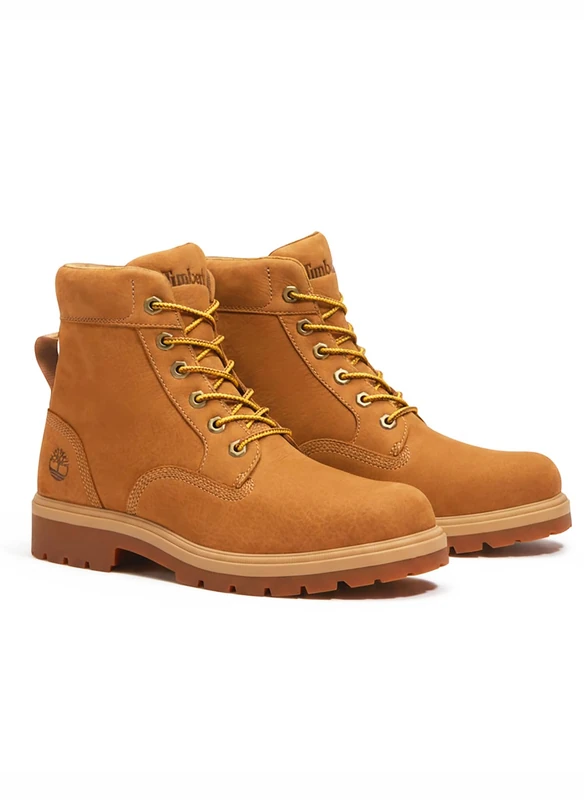 Timberland Auburn Falls 6 Inch Lace-Up Waterproof Boot WHEAT NUBUCK
