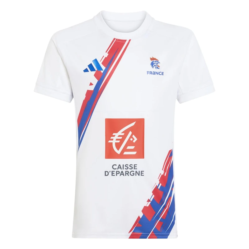 adidas Boy's FFHB Match Jersey Youth 13 Years White