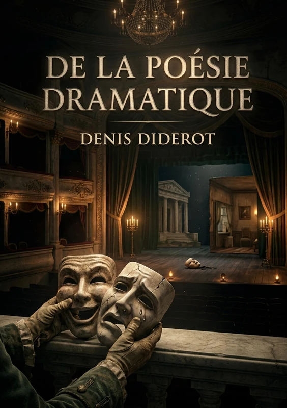De la poésie dramatique: Une exploration des genres dramatiques par Denis Diderot, offrant une perspective philosophique sur la comédie, la tragédie et le drame moral