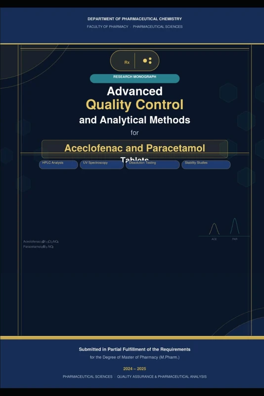Advanced Quality Control and Analytical Methods for Aceclofenac and Paracetamol Tablets: Methods for Aceclofenac and Paracetamol Tablets - Image 1