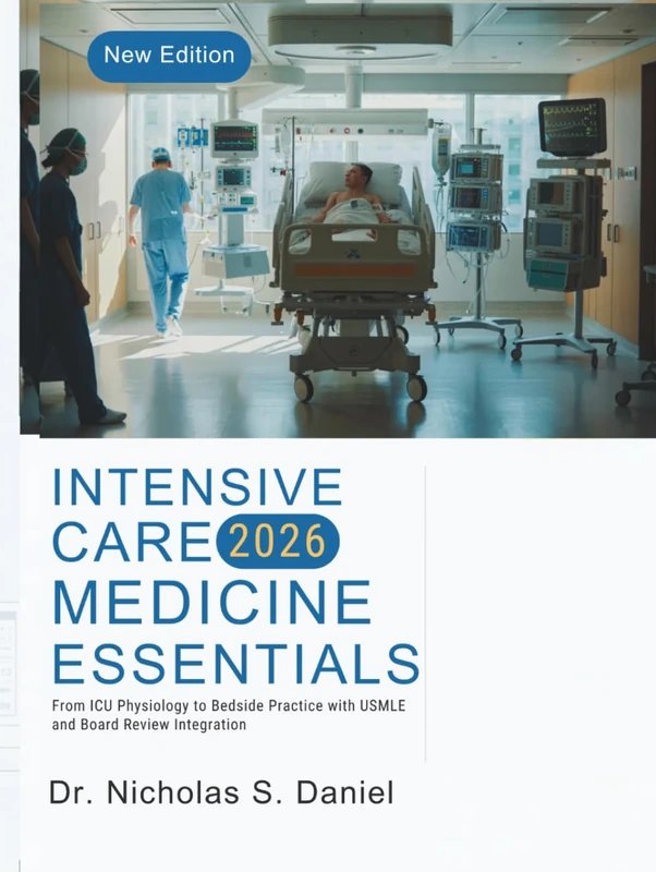 INTENSIVE CARE MEDICINE ESSENTIALS: From ICU Physiology to Bedside Practice with USMLE and Board Review Integration