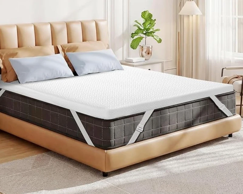 VC-T3 Memory Foam Mattress Topper white 150×200×7 cm