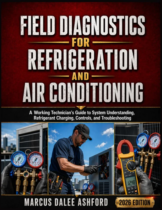Field Diagnostics For Refrigeration And Air Conditioning: A Working Technician’s Guide to System Understanding, Refrigerant Charging, Controls, and Troubleshooting