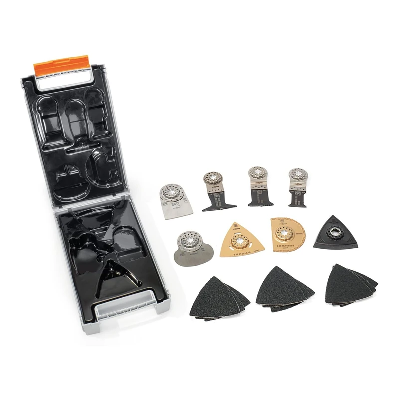 FEIN Starlock Plus Ultimate Set, 23 Professional Sawing, Sanding, Cutting, Scraping, Cutting and Shaving Accessories - Starlock Plus Attachment