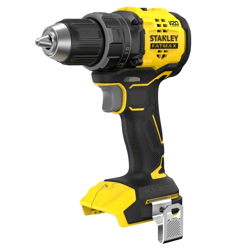 STANLEY FATMAX V20 Cordless Brushless 2 Gear Drill Driver, Without Battery and Charger, 18V, SFMCD714B-XJ