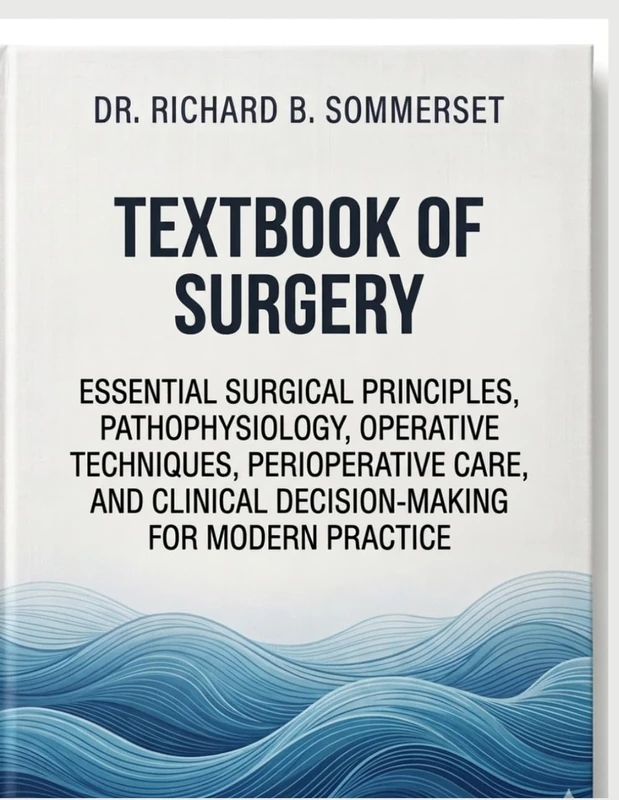 TEXTBOOK OF SURGERY: Essential Surgical Principles, Pathophysiology, Operative Techniques, Perioperative Care, and Clinical Decision-Making for Modern Practice