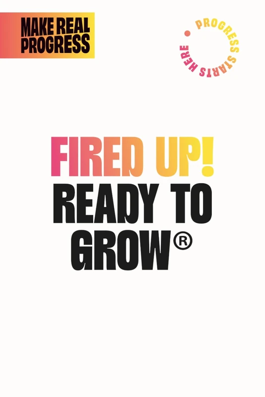 Fired Up Ready to Grow Notebook: Set goals, track habits, make progress - Image 1