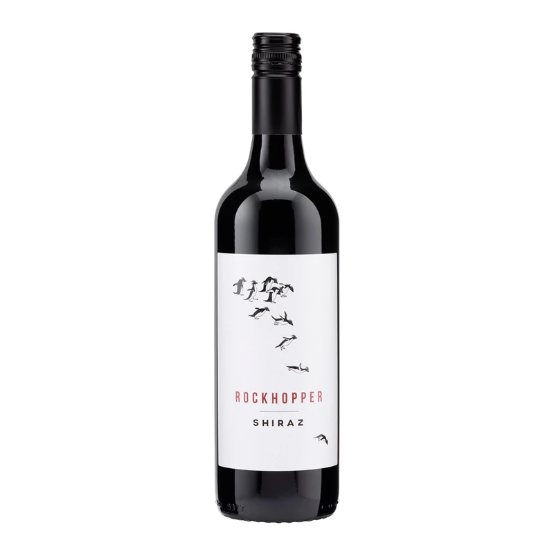 Rockhopper Shiraz Australian Red Wine - South Eastern Australia - 75cl, 13% ABV - Rich Plum & Dark Chocolate Notes with Peppery Finish - Classic Fruit-Forward Aussie Red (Case of 6) - Image 1