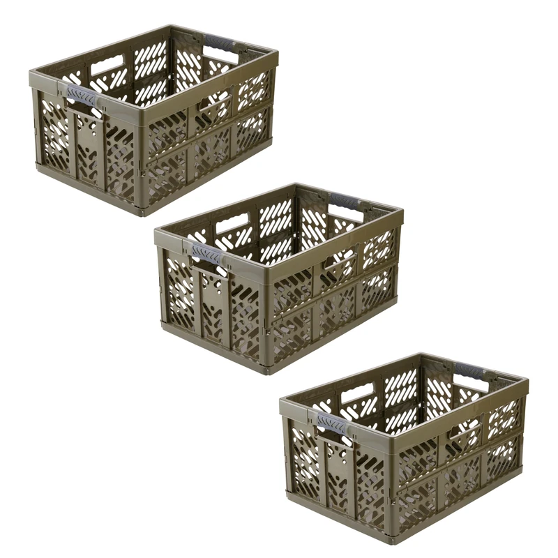 keeeper Set 3x Ben Foldingbox+Softgrip 45L