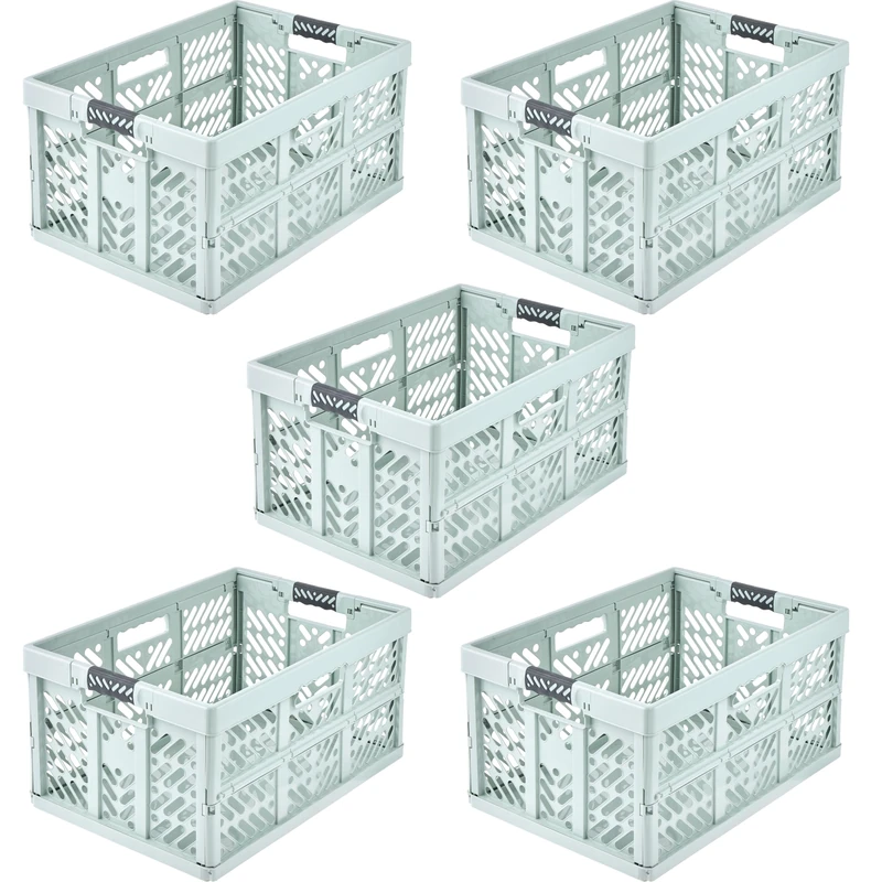 keeeper Set 5x Ben Foldingbox+Softgrip 45L