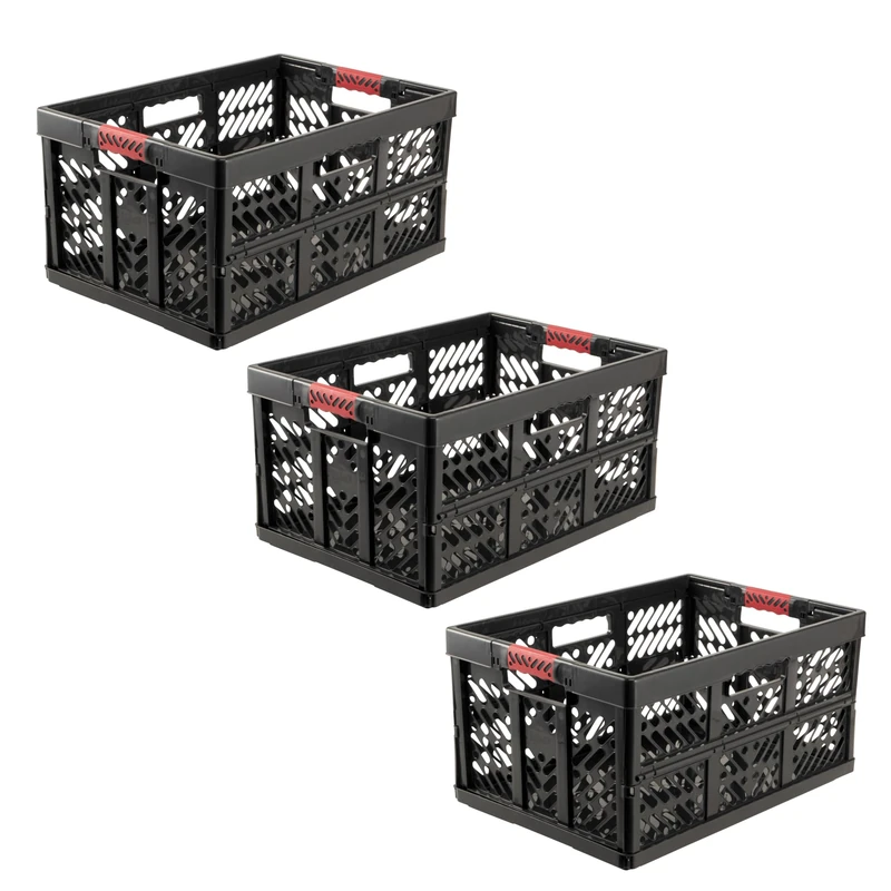 keeeper Set 3x Ben Foldingbox+Softgrip 45L