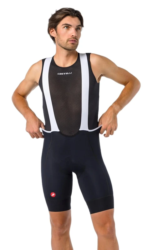 Castelli Discover Bib Shorts – Summer Cycling Bib Shorts – Comfort Pad for Long Distances – Breathable and Tight-Fitting – Road, Gravel, MTB - Image 1