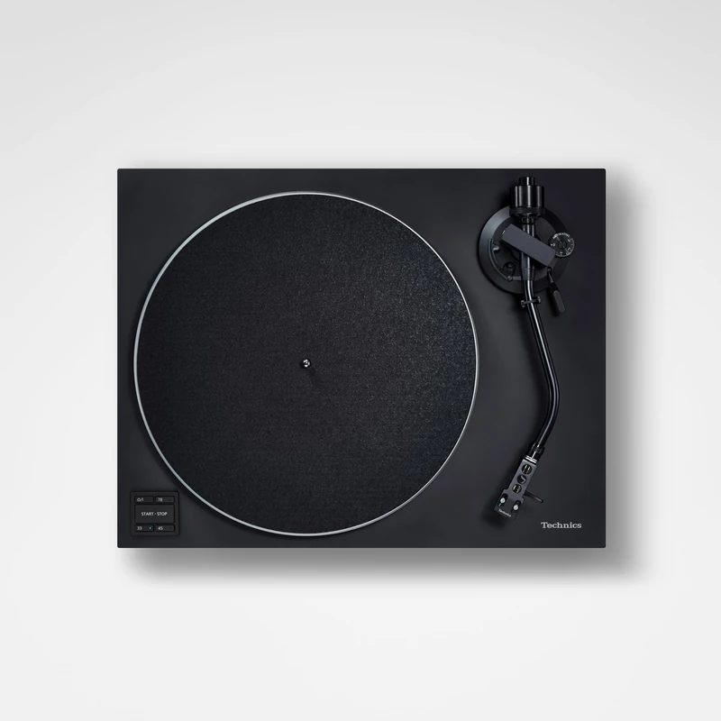 Technics SL-40CE-K Direct Drive Turntable System, Coreless Motor, Built-in Phono EQ, AT-VM95C Cartridge, Aluminium Platter, Black