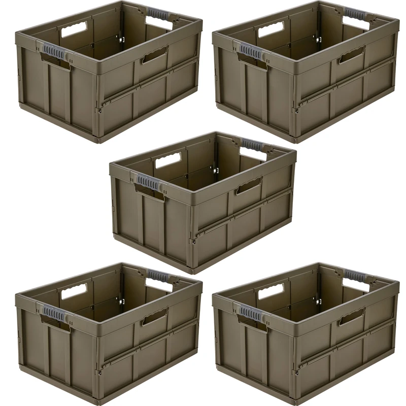 Keeeper Set 5x Benno Foldingbox+Softgrip 45L - Image 1
