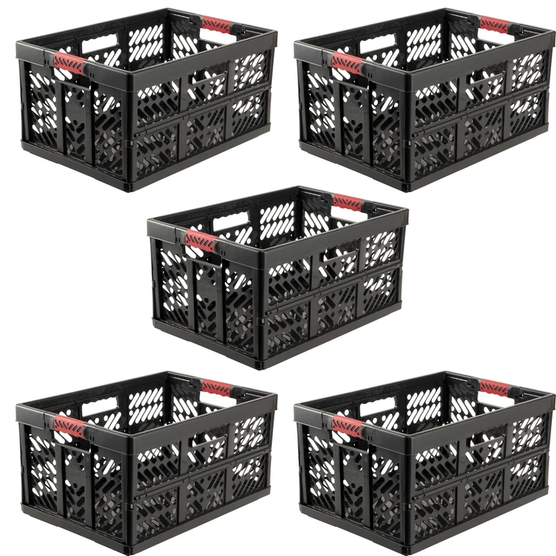 keeeper Set 5x Ben Foldingbox+Softgrip 45L