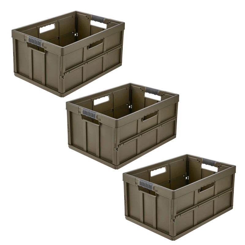 Keeeper Set 3x Benno Foldingbox+Softgrip 45L - Image 1