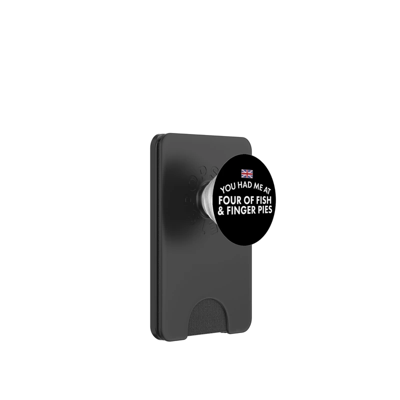 You Had Me at Fish & Finger Pies PopSockets PopWallet for MagSafe
