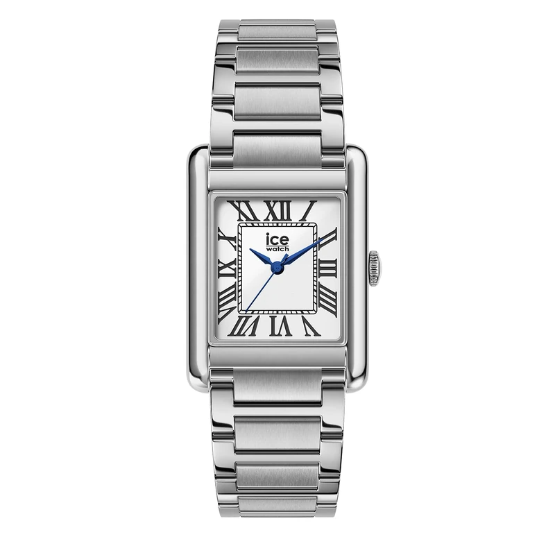 ICE-WATCH - ICE Power PW6 Metal Silver White - Montre Argent Pour Femme avec Bracelet en Acier inoxydable - 025719 (23x34mm)