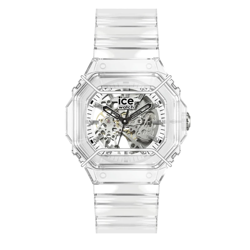 ICE-WATCH - BEWATCH 2 Transparent Skeleton - Montre transaprent Pour Homme avec Bracelet en polyuréthane - 025684 (48mm)