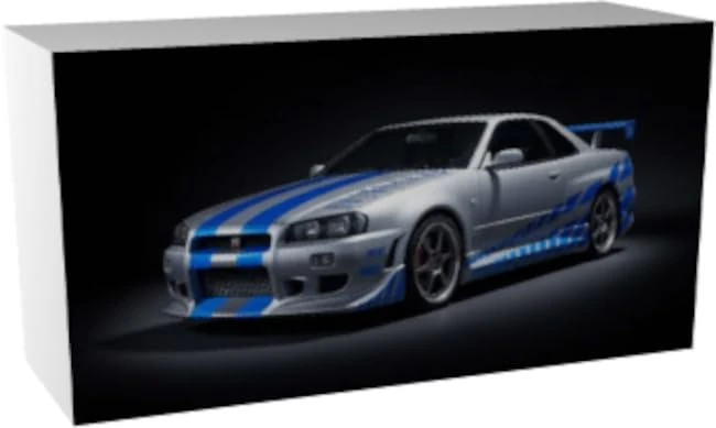 Revell 07754 Fast & Furious - Brian's 1999 Nissan Skyline GT-R (Click System) 1:16 Scale Unbuilt, Pre-Coloured, Click-Together (Non-Glue), Plastic Model Kit