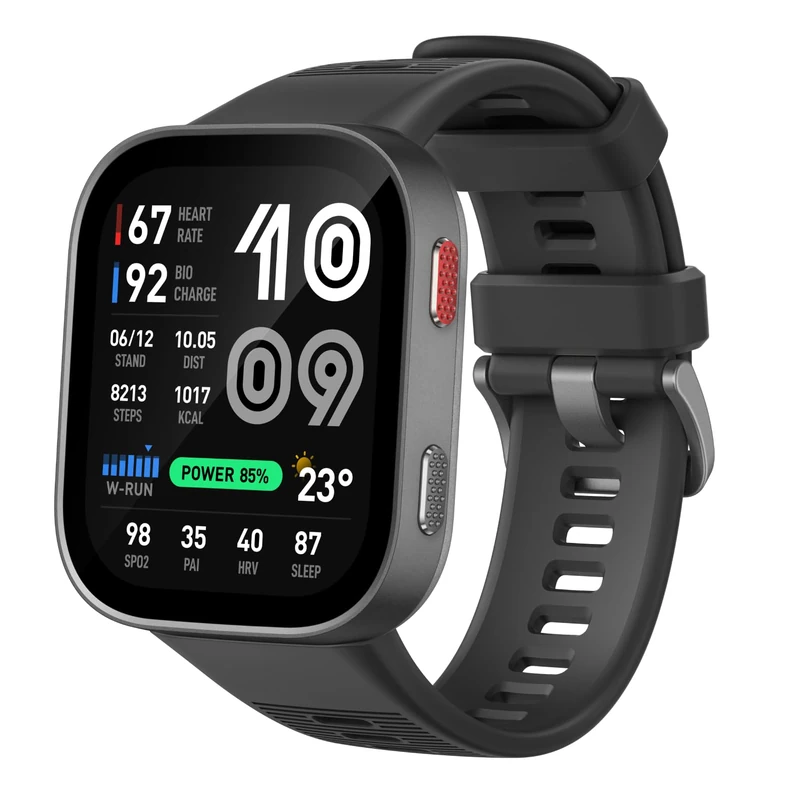 Amazfit Bip Max 50mm Smart Watch, 2.07" AMOLED Display, 20 Days Battery, GPS, 4GB Storage, Offline Maps, Hybrid Training, 150+ Sports, HYROX Mode, Fitness Tracker for Android & iPhone