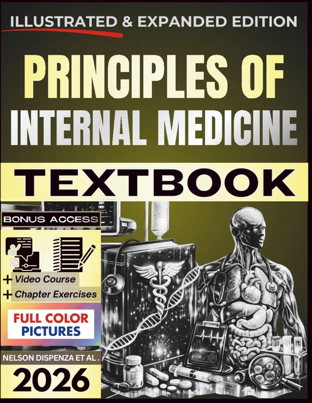 PRINCIPLES OF INTERNAL MEDICINE TEXTBOOK: Illustrated and Expanded | A Practical, Evidence-Informed Clinical Guide to Pathophysiology, Diagnostic Reasoning, and Adult Patient Care
