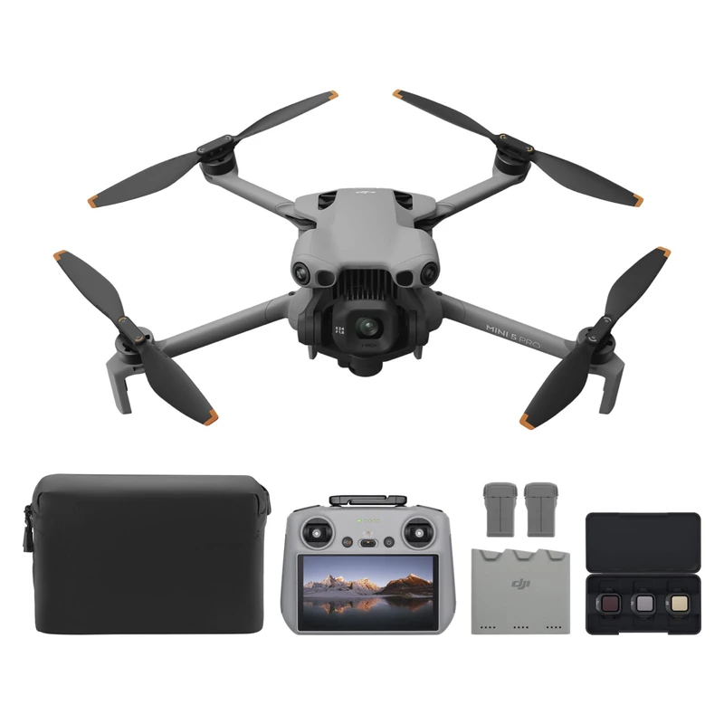 DJI Mini 5 Pro Fly More Combo Plus With DJI RC 2, 1-Inch CMOS, C1