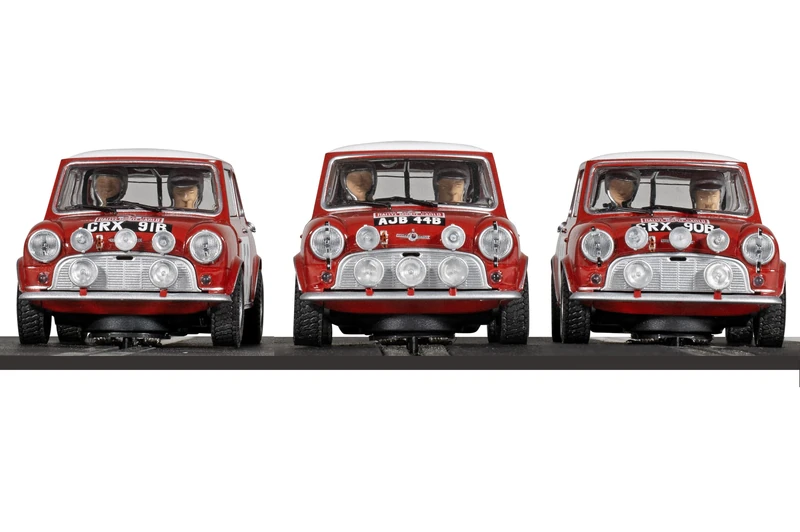 Superslot H4488A 1965 Monte Carlo Rally Mini Triple Pack, Slot Cars - Street & Rally, for ages 3+