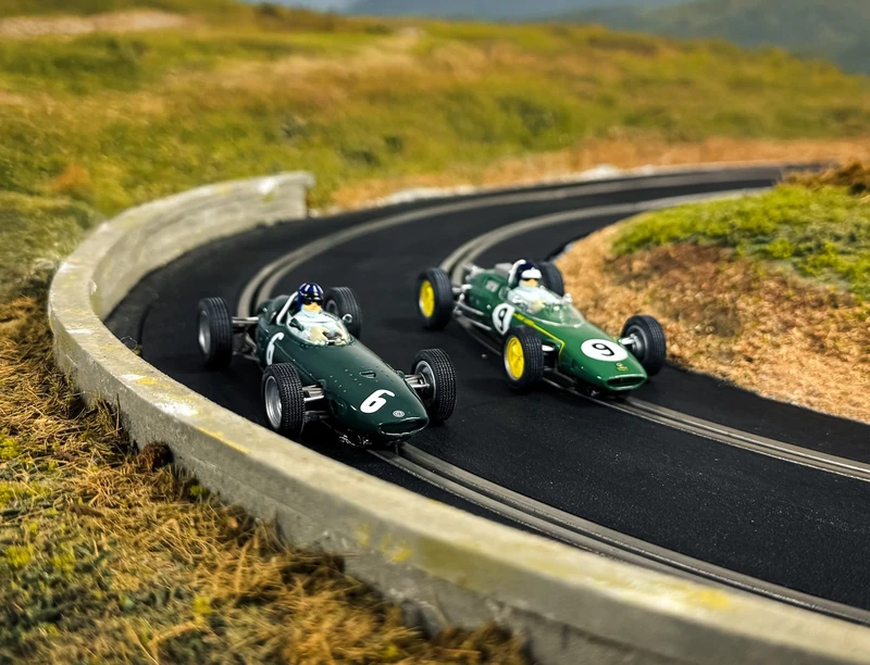 Superslot H4580A 1963 Monaco Carlo Grand Prix Twin Pack - Toy Slot Car for use with Race Tracks and Set - Gift Ideas for Kids and Adults, Accessories