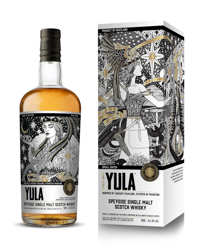 YULA Speyside Single Malt Scotch Whisky – Smooth Sherried Single Malt, 40% ABV, Rich Fruit, Cocoa & Spice Notes, Easy Drinking Scotch Whisky (70cl)