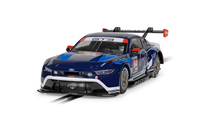 Superslot H4503 Ford Mustang GT3, Multimatic Motorsports - Toy Slot Car for use with Race Tracks and Set - Gift Ideas for Kids and Adults, Accessories
