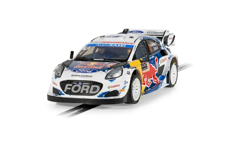 Superslot H4569 Ford Puma Rally1 Monte Carlo 2024 - Toy Slot Car for use with Race Tracks and Set - Gift Ideas for Kids and Adults, Accessories