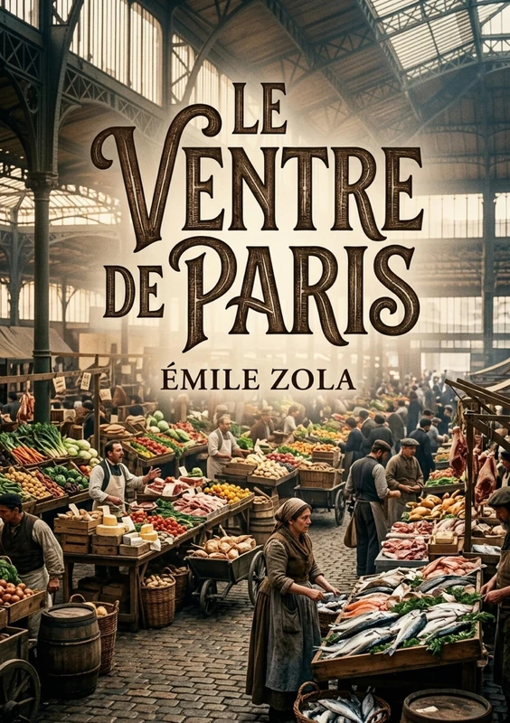 Le Ventre de Paris: Un roman naturaliste d'Émile Zola qui dépeint l'effervescence matinale des Halles de Paris, où les maraîchers de Nanterre, les ... convergent pour approvisionner la capitale