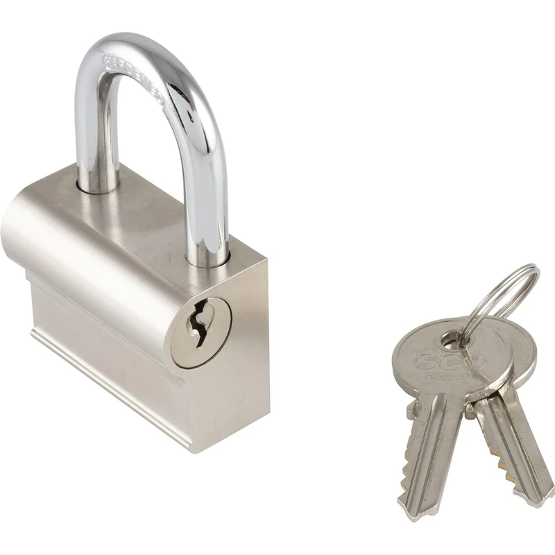 Marchesi Padlock H36000 Keyed Alike Padlock Chrome Brass