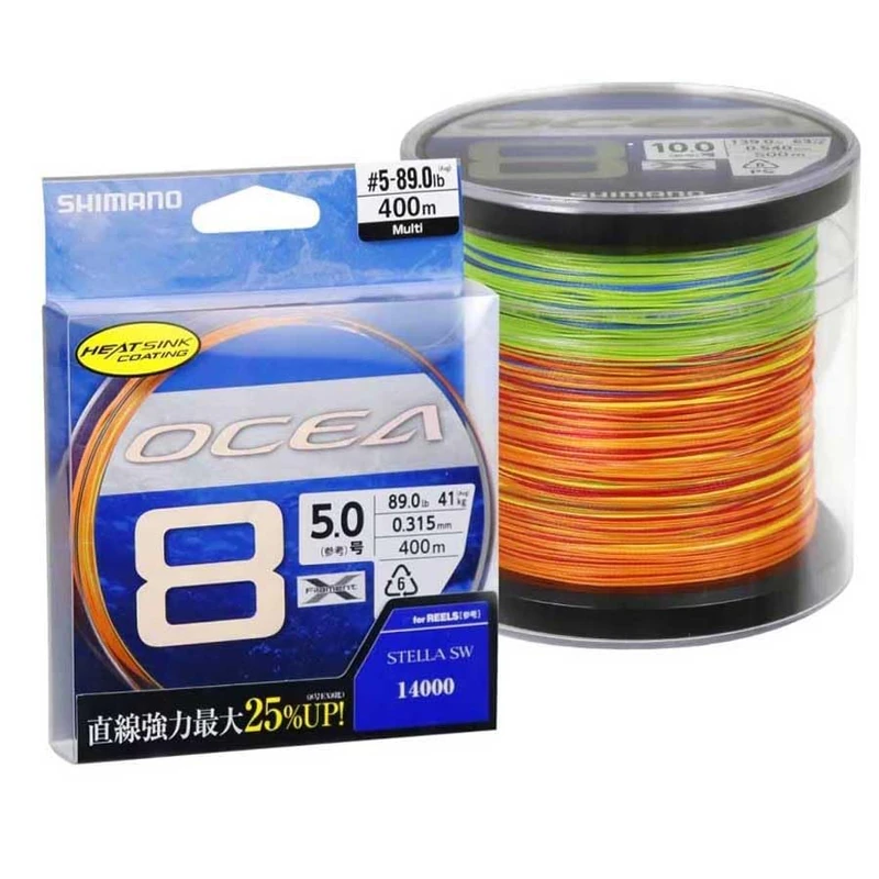Shimano Line Ocea Braid 400m 68.5KG 151lb 0.42mm (8) Fishing Line