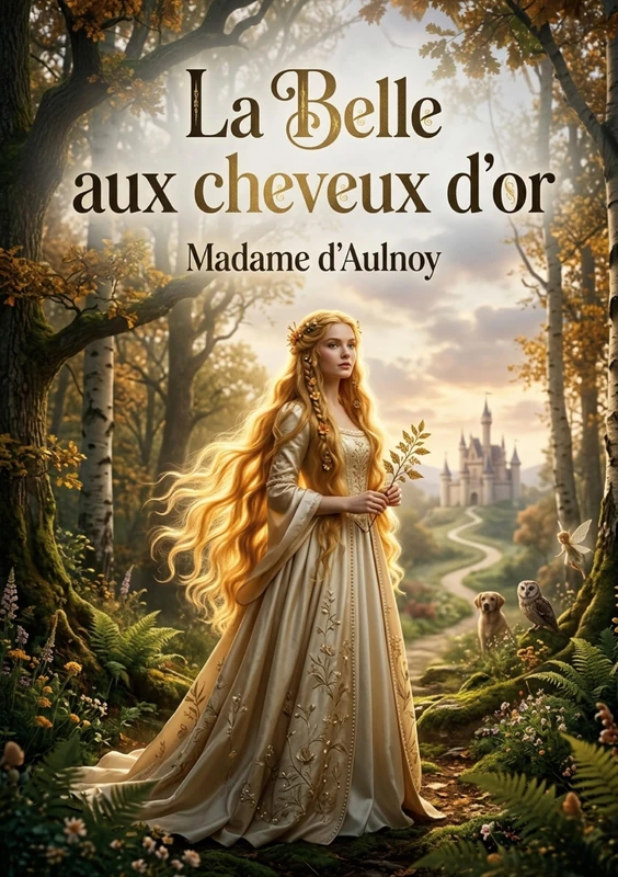 La Belle aux cheveux d'or: La Belle aux cheveux d'or, un conte de fées classique de Madame d'Aulnoy, où une princesse doit surmonter des épreuves impossibles pour trouver l'amour.