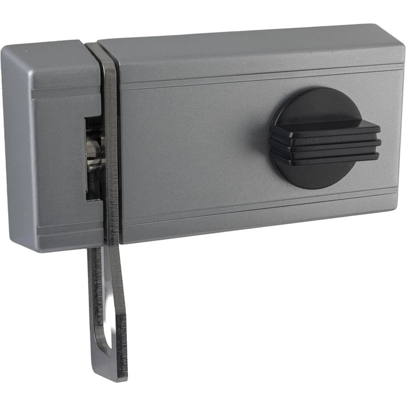 Marchesi Additional Lock with Door Catcher DM 70 Right Silver Without Outer Cylinder