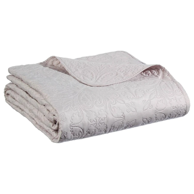 Well Home Arabesque Bedspread 240 x 260 cm with 2 Pillowcases Linen