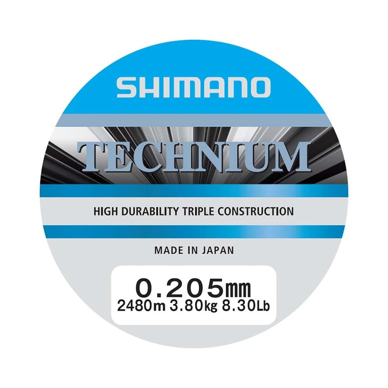 Shimano Technium A Mono 2480m 0.205mm 3.8kg Grey Fishing Line