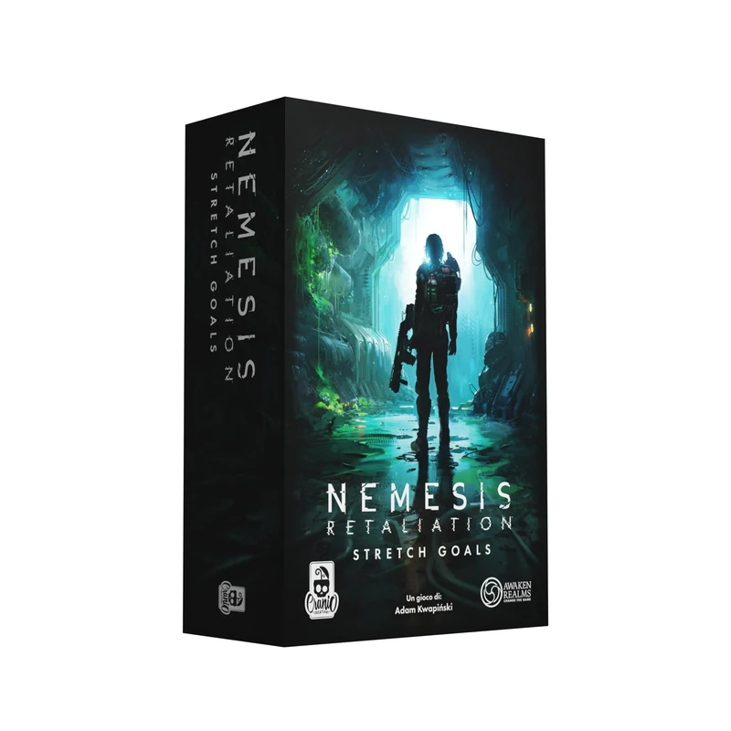 Cranio Creations - Nemesis, Retaliation: Stretch Goals Box - Expand your Nemesis Retaliation! - 1-5 Players - 120 Min - Expert Game - Expansions - Ages 14+ - Italian Language Edition