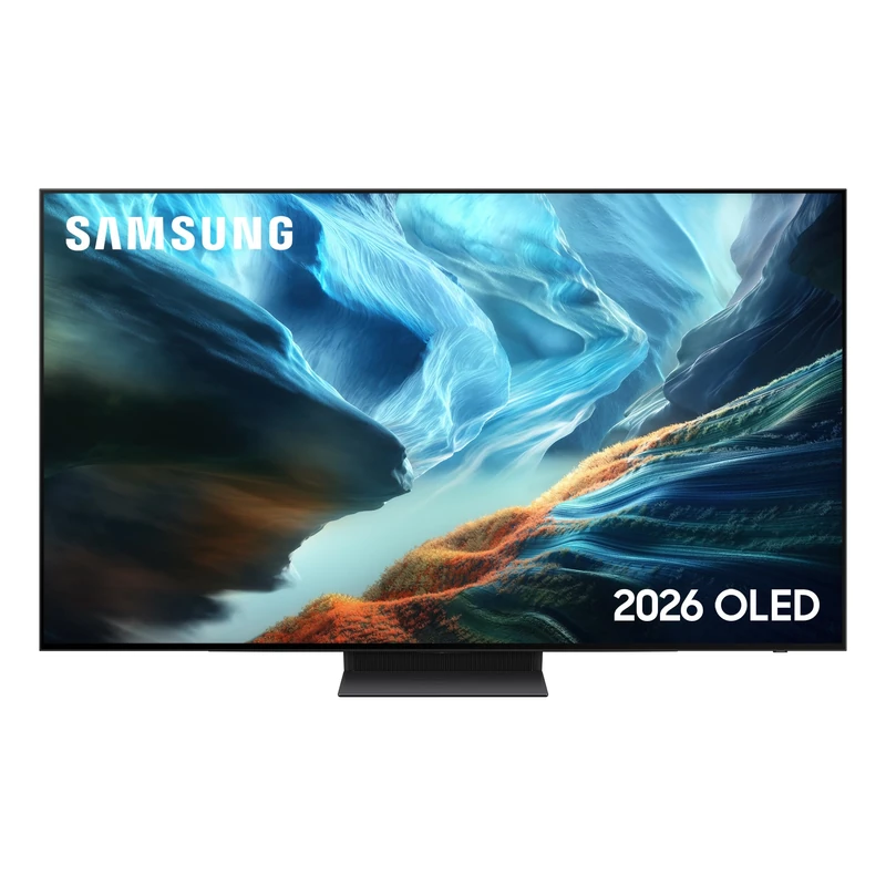 Samsung Smart TV 55 Inch S93H OLED 4K, Glare Free, HDR10+, Motion Xcelerator 165Hz, Dolby Atmos & OTS, Dual Tuner, Gaming Hub, FreeSync Premium Pro, Knox Security, AI Voice Control, Alexa [2026]